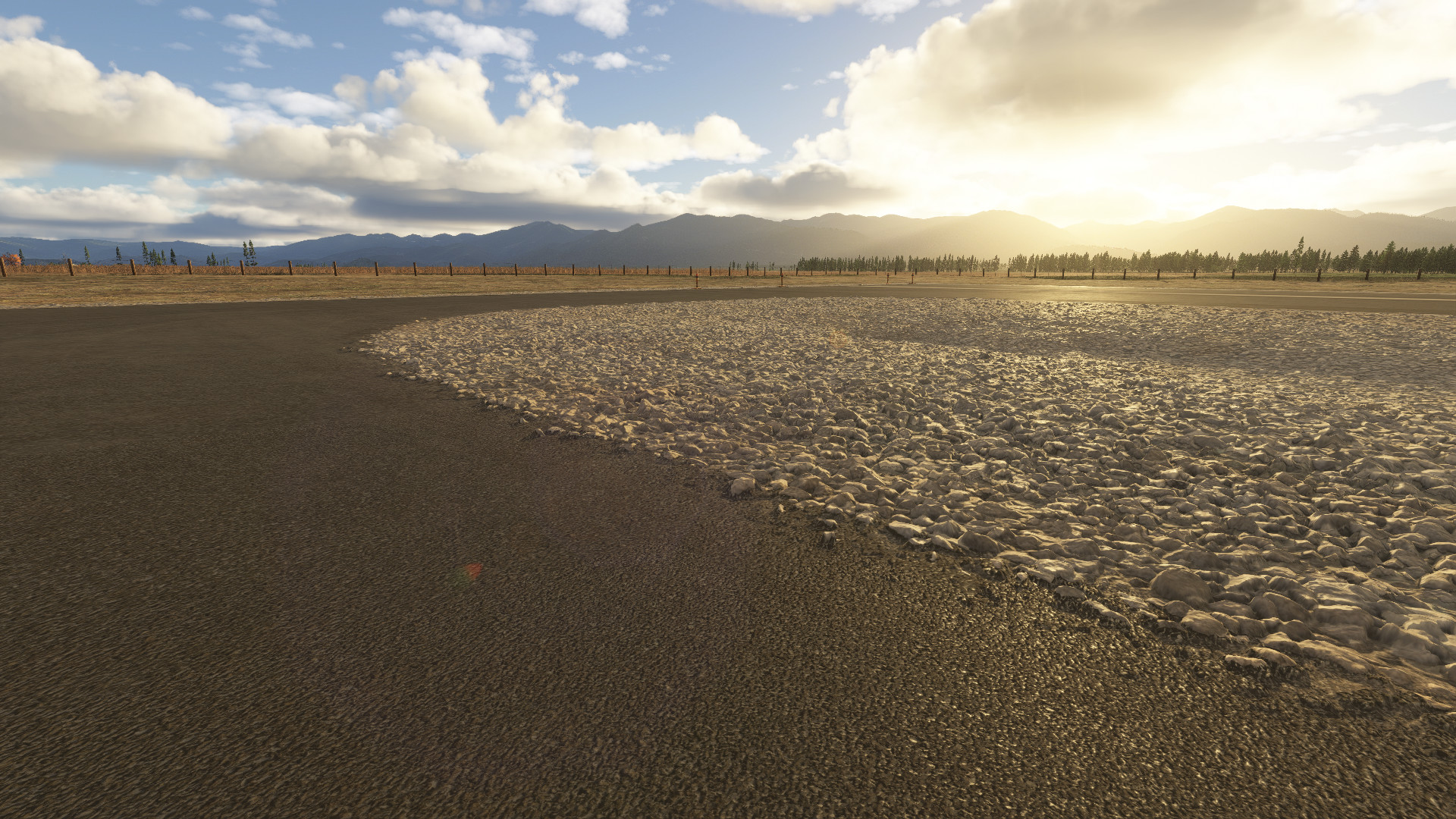Preview of pavement detail textures in MSFS 2024