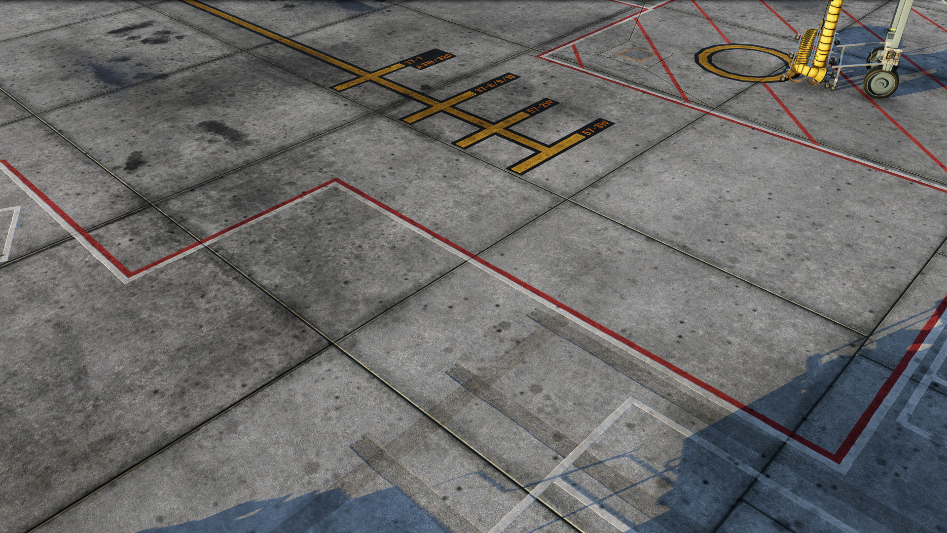 Updated KDEN pavement and ground markings