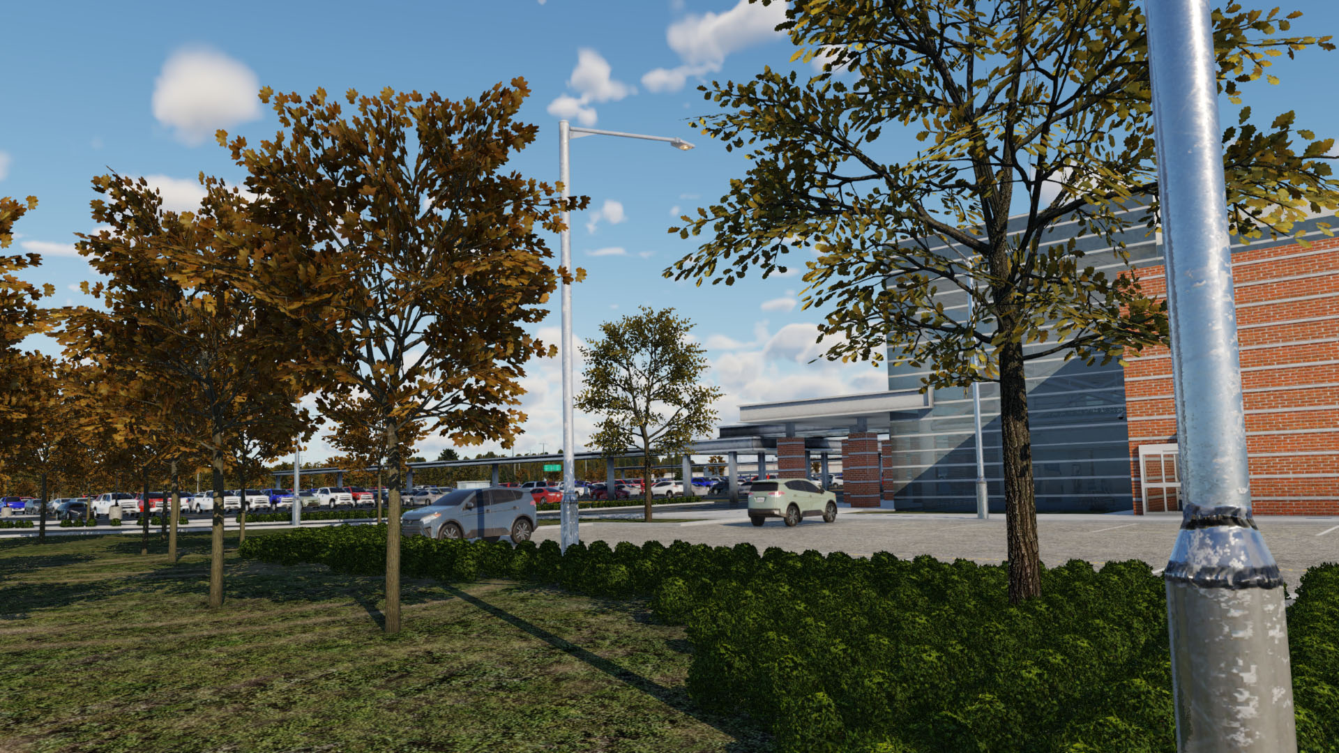 Montgomery Regional Airport building for Montgomery Regional Airport (KMGM) by X-Codr Designs in X-Plane
