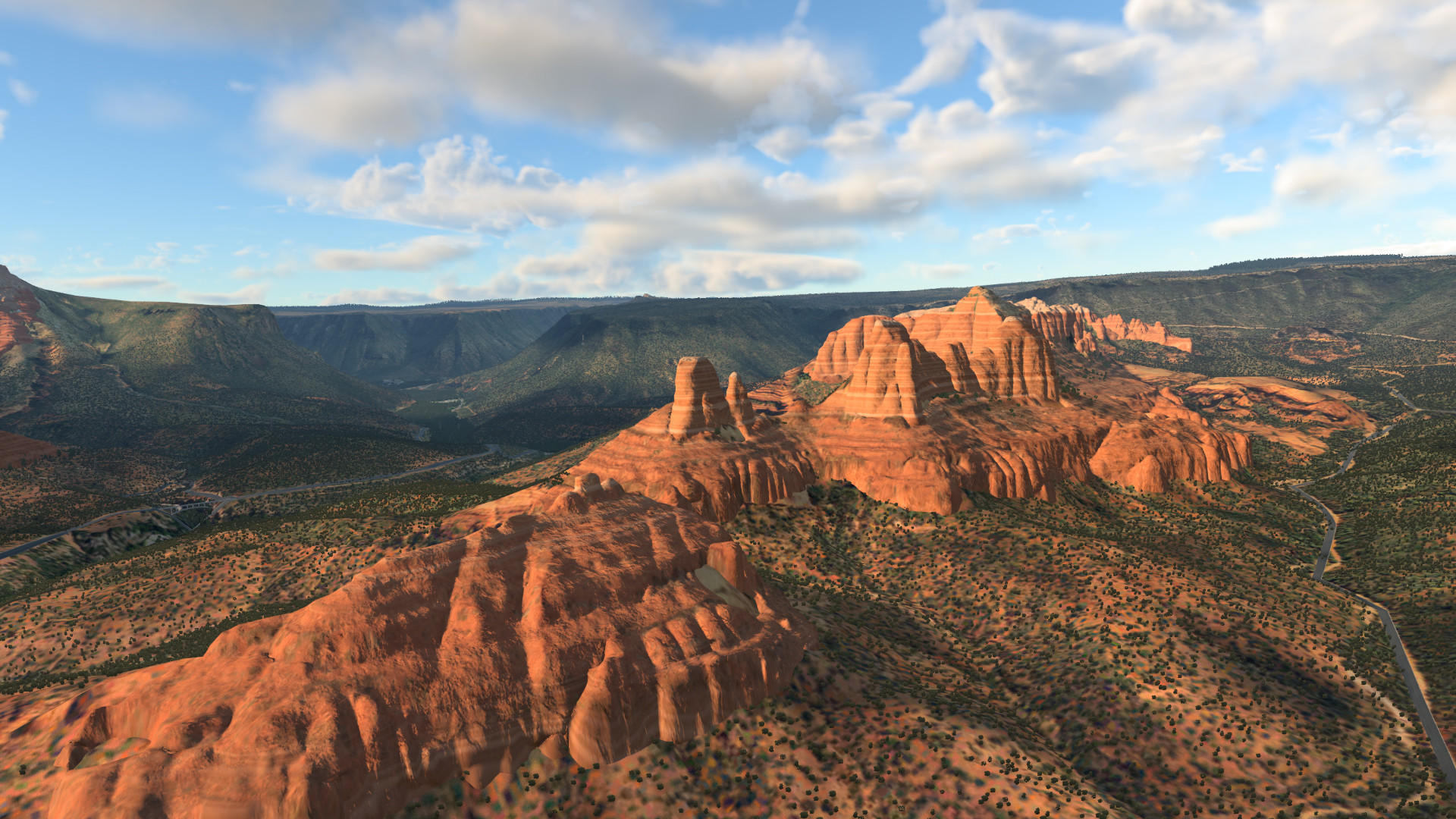 Sedona Airport desert landscape for Sedona Airport (KSEZ) by X-Codr Designs in X-Plane