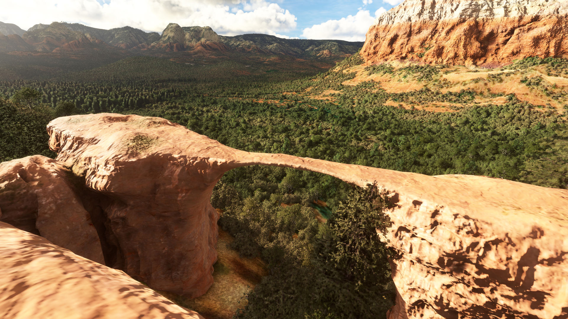 Devil's Bridge Sedona Red Rock Formations MSFS 2020