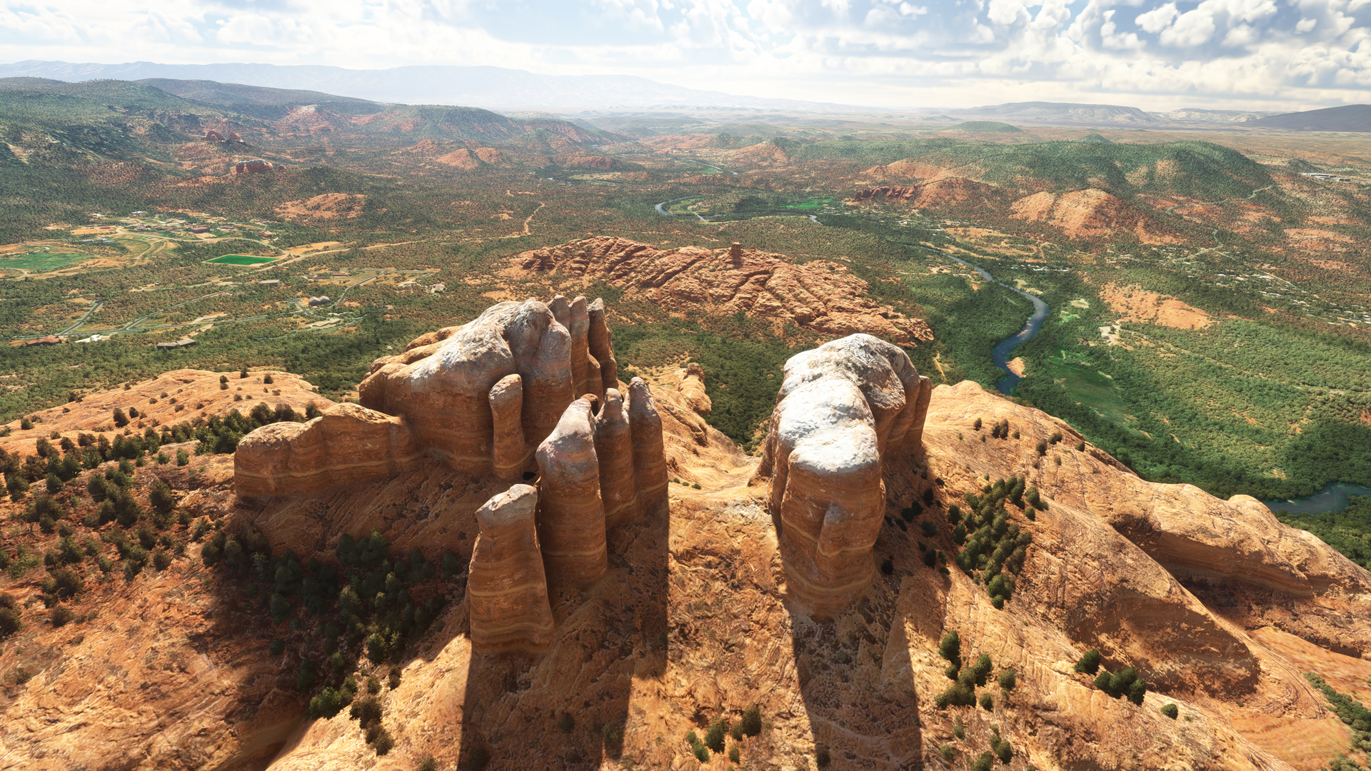 Cathedral Rock Sedona MSFS Red Rock Formations 2020